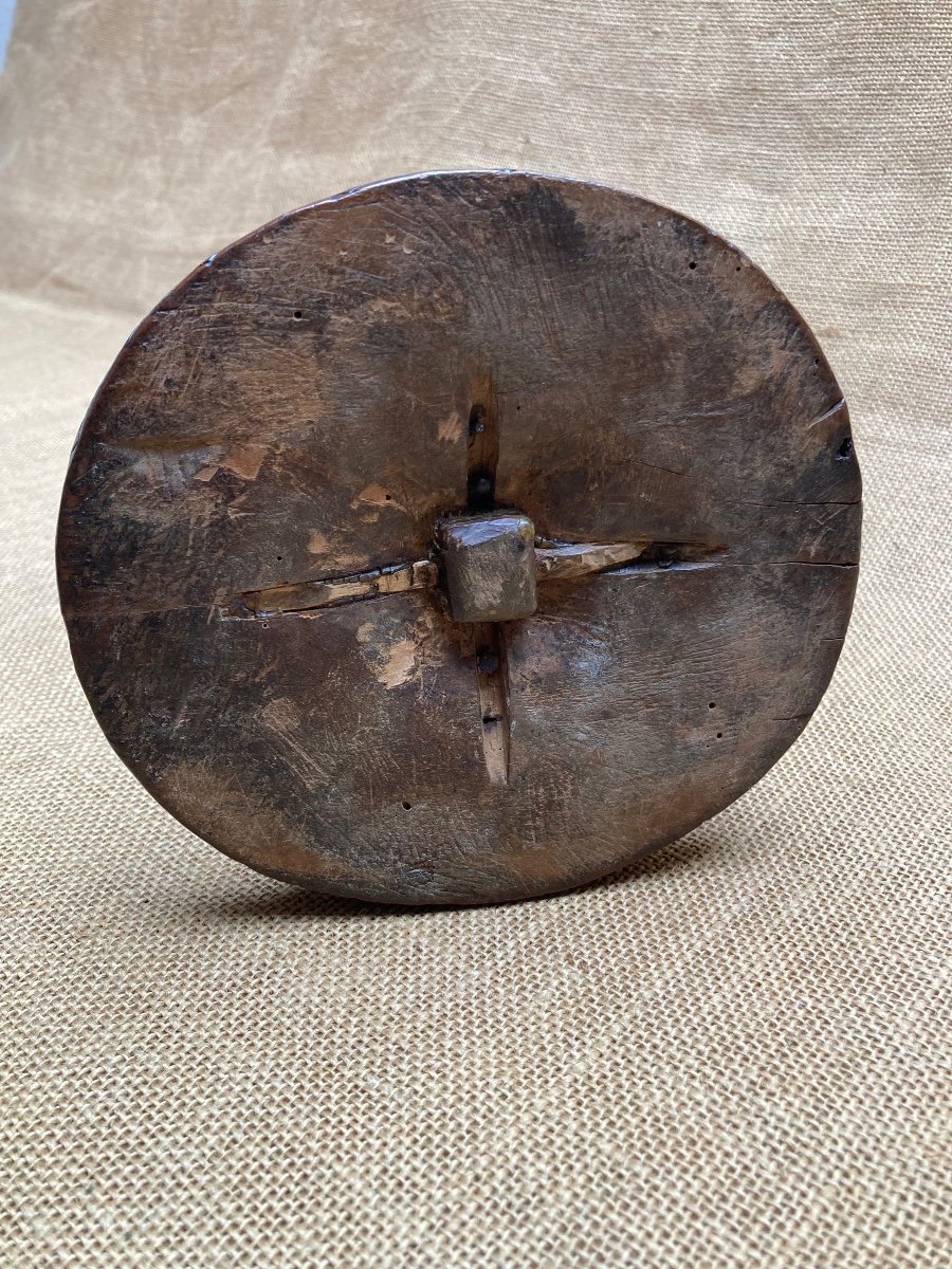 Carved Wood Distaff Door Dated 1845 Popular Art Auvergne?-photo-6