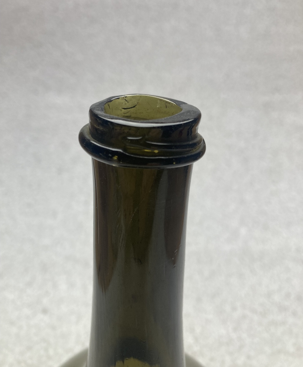 Blown Glass Bottle, France 18th Century-photo-3