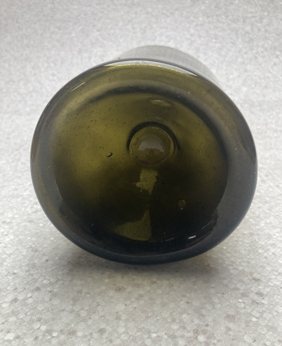 Blown Glass Bottle, France 18th Century-photo-1