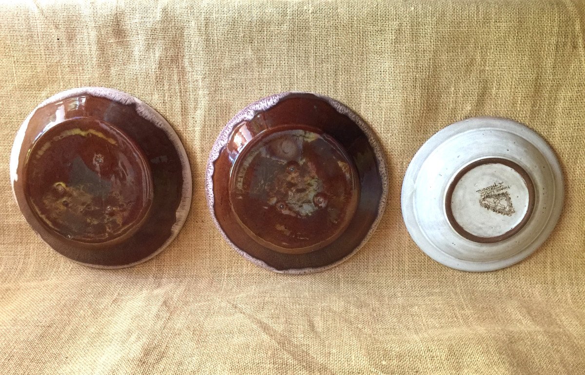 Platon Earthenware Plate - Ceramics From Old Montmartre And Belle Ile En Mer - Ship Boat Vessel -photo-7