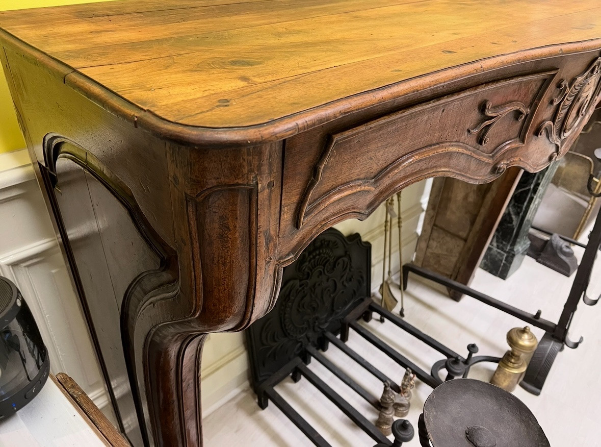 Cheminée Louis XV Noyer-photo-3