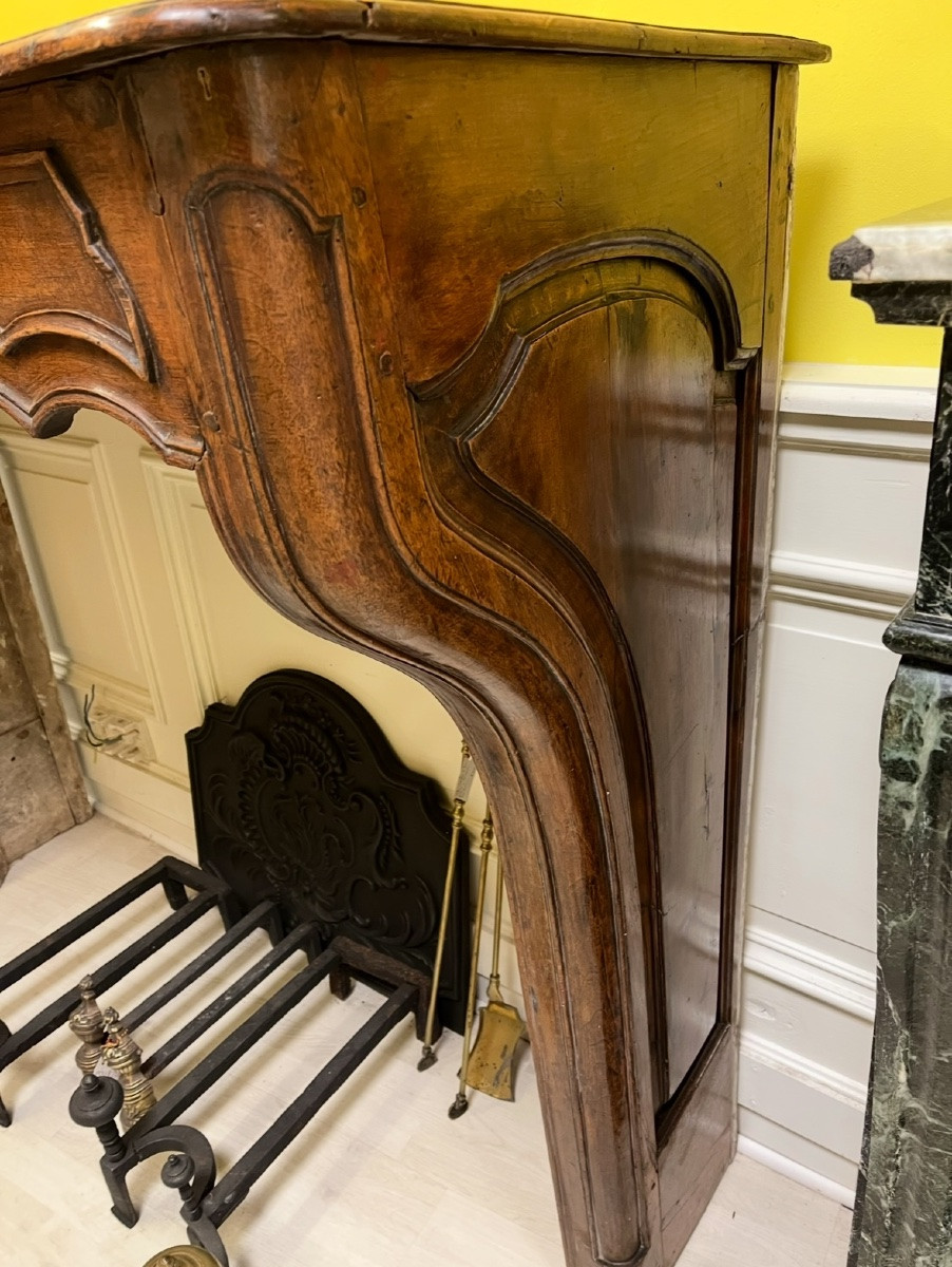 Cheminée Louis XV Noyer-photo-4