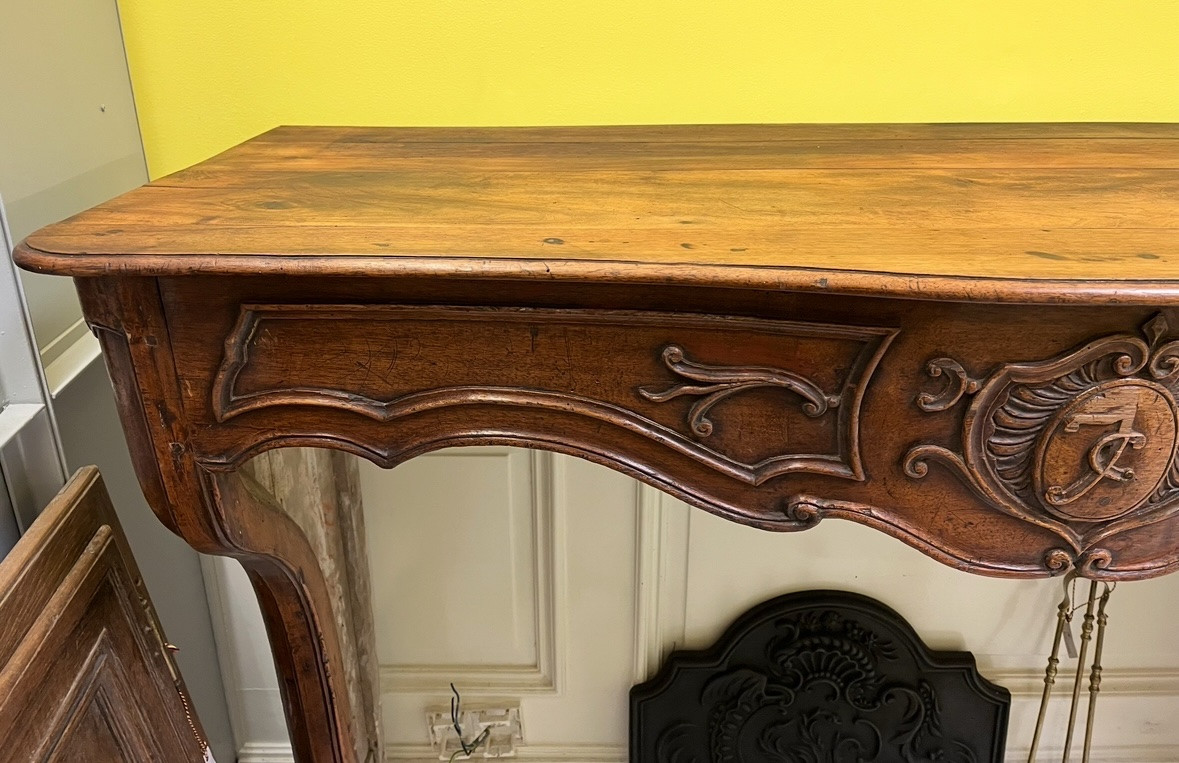 Cheminée Louis XV Noyer-photo-1