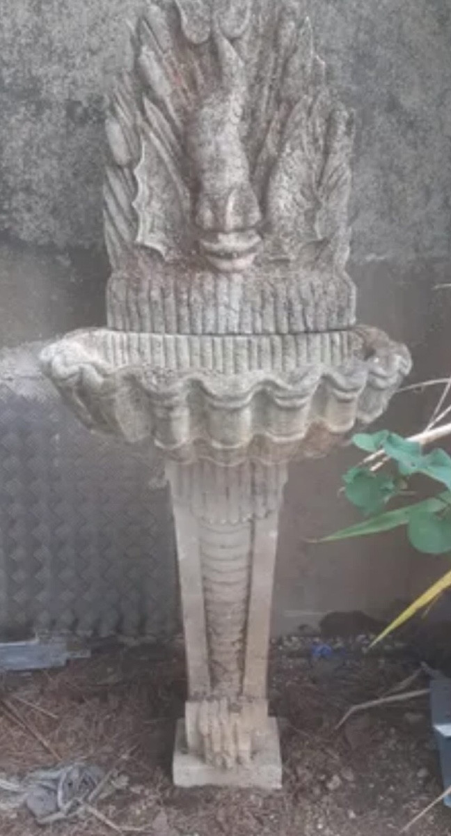 Fontaine murale en pierre -photo-2