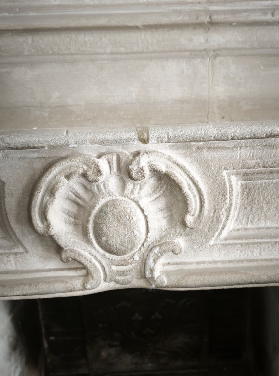 Louis XIV Mantel With Trumeau-photo-3