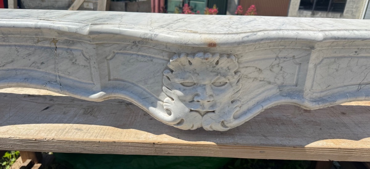 Louis XIV Fireplace With A Mascaron-photo-1