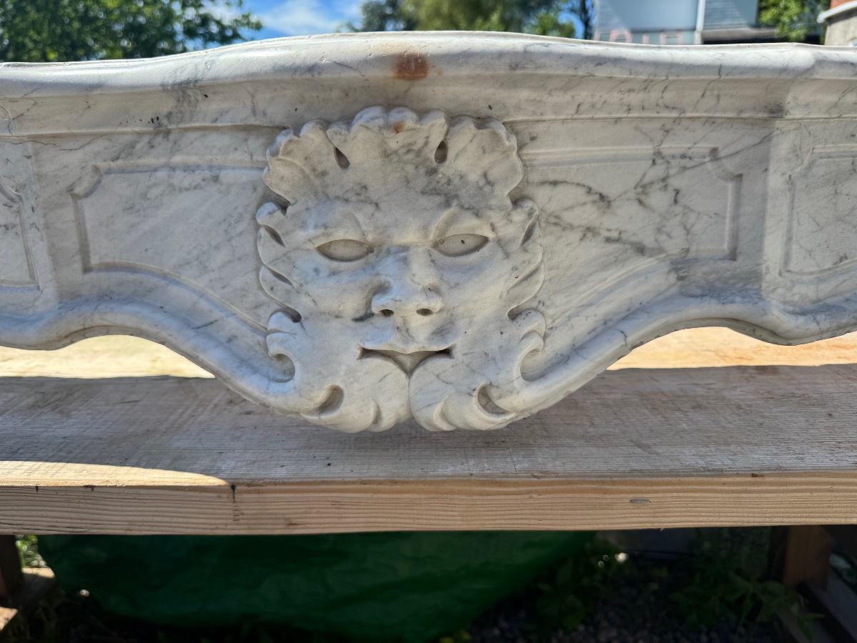 Louis XIV Fireplace With A Mascaron