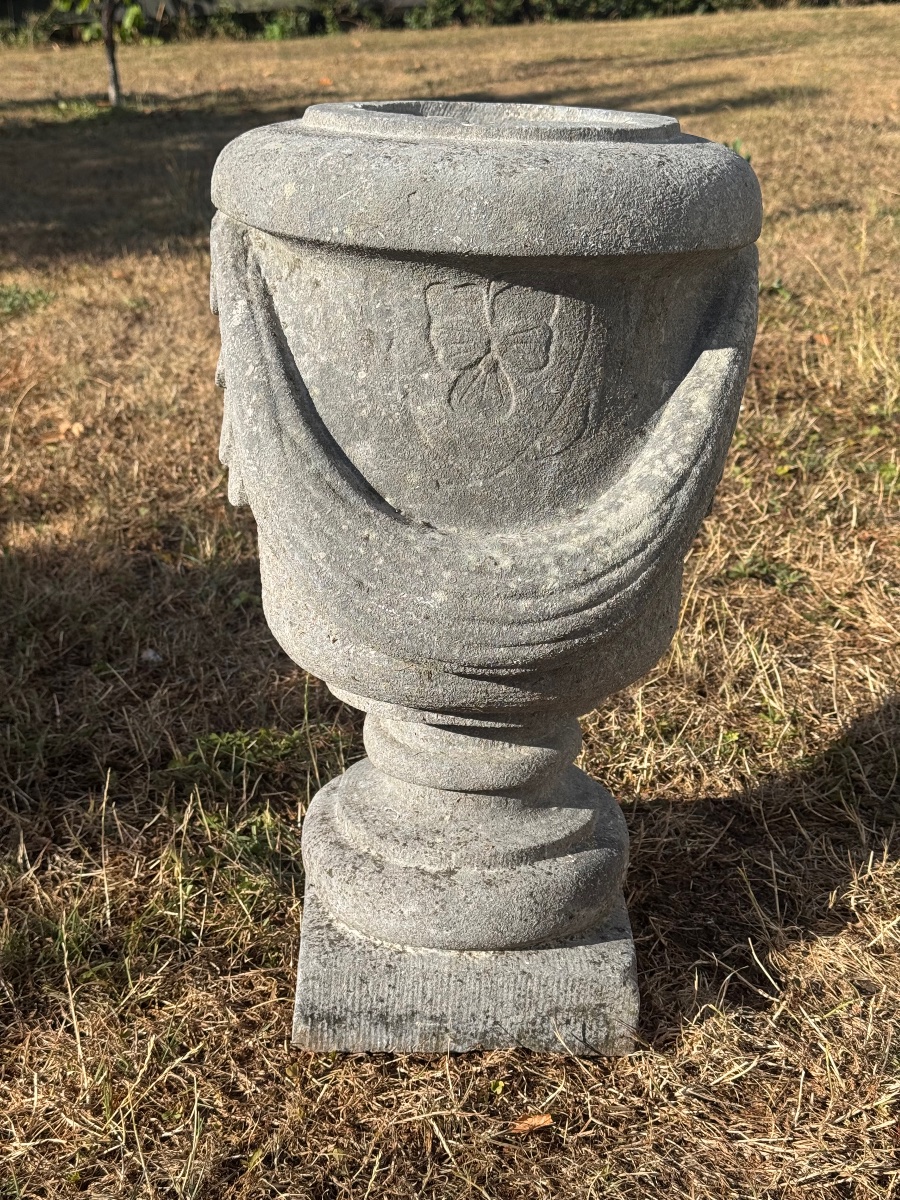Pair Of Stone Vases-photo-4