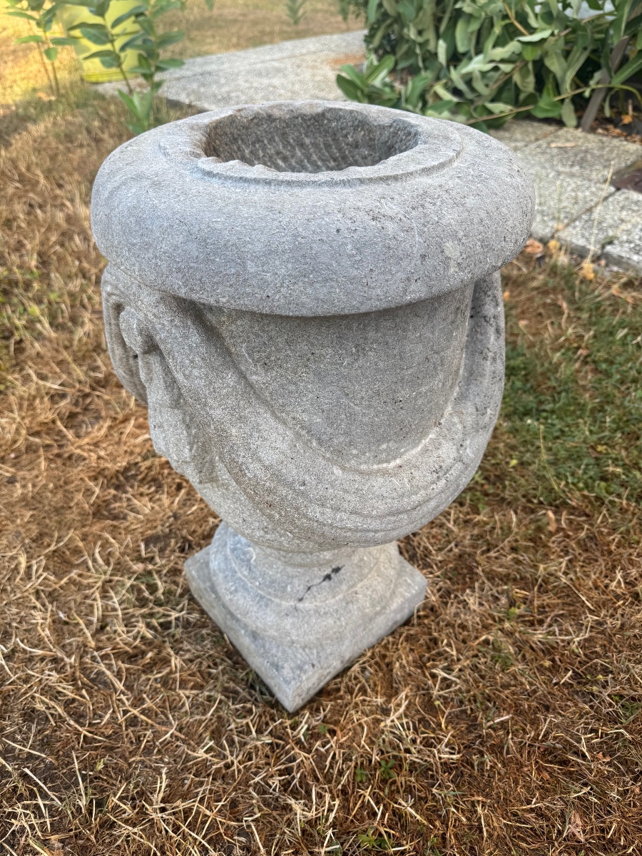 Pair Of Stone Vases-photo-7