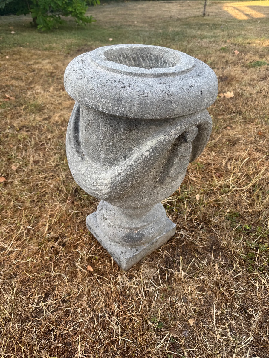 Pair Of Stone Vases-photo-8