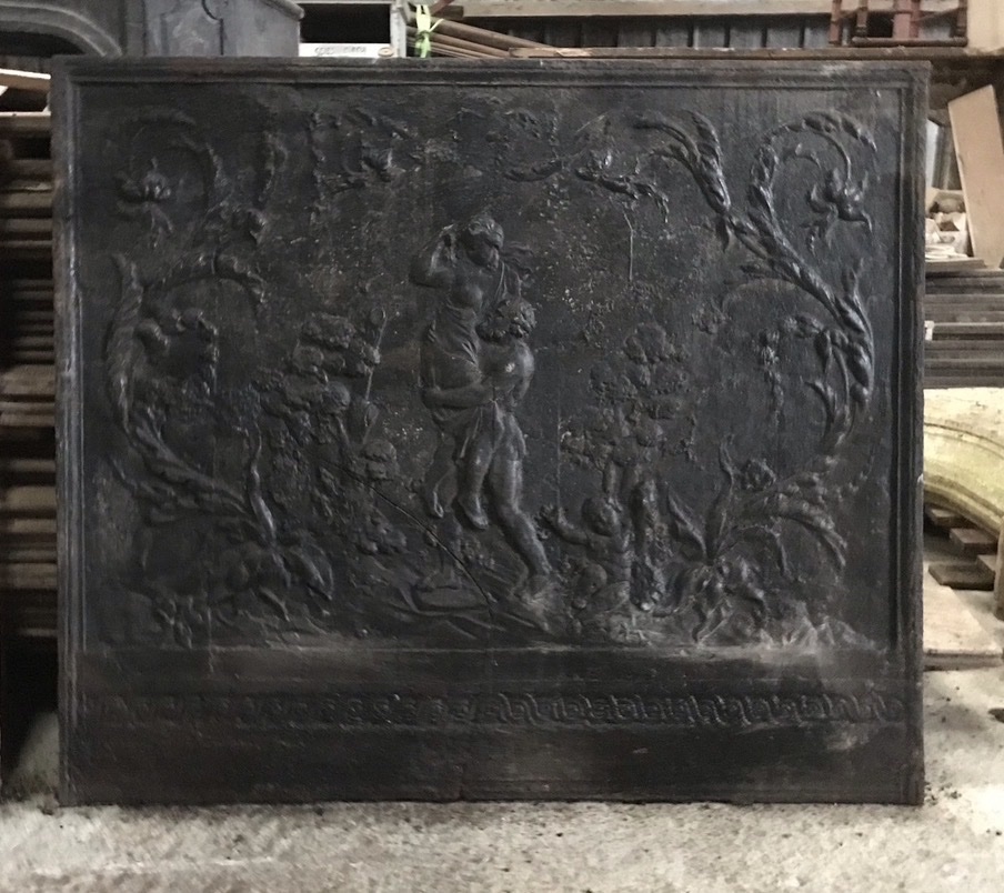 Large Mythological Mantelpiece Plaque -photo-2