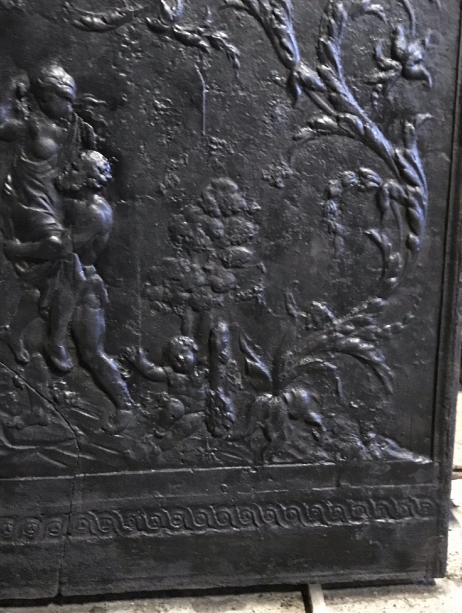 Large Mythological Mantelpiece Plaque -photo-3