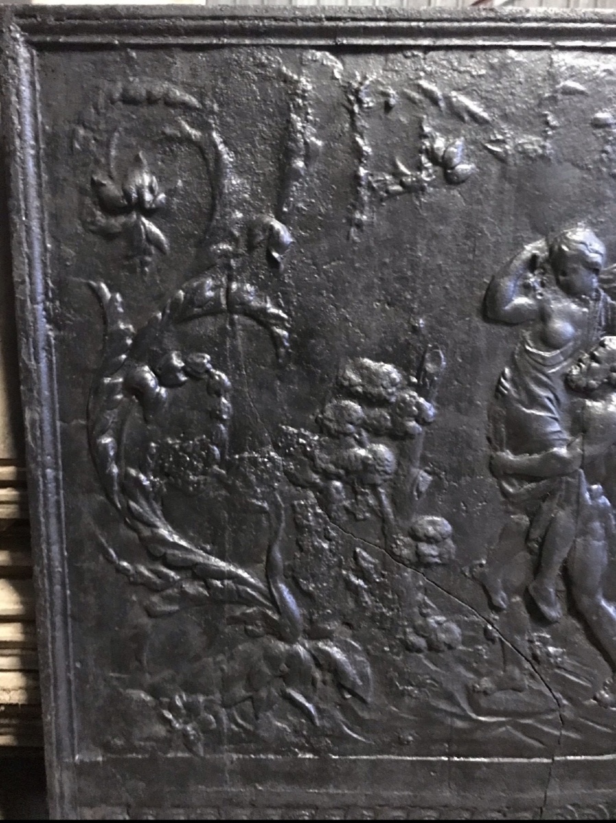 Large Mythological Mantelpiece Plaque -photo-2