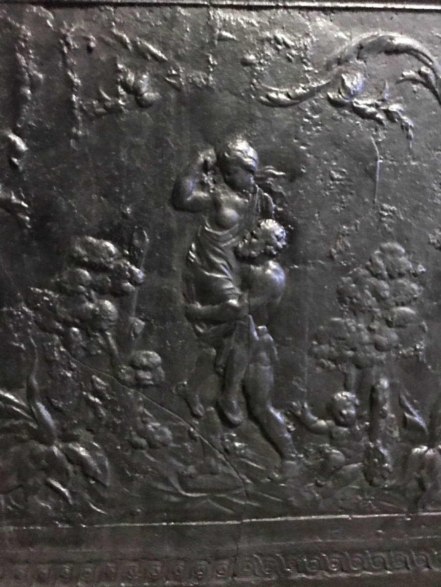 Large Mythological Mantelpiece Plaque -photo-4