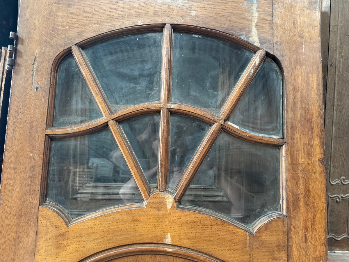 Louis XV-style Glass-paned Entry Door -photo-2