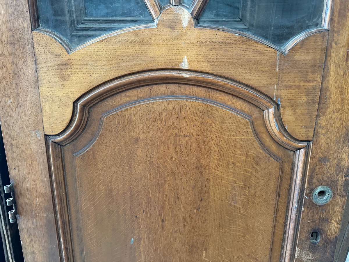 Louis XV-style Glass-paned Entry Door -photo-3
