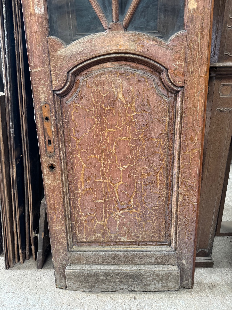Louis XV-style Glass-paned Entry Door -photo-3