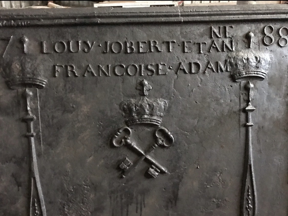 Importante plaque de cheminée -photo-2
