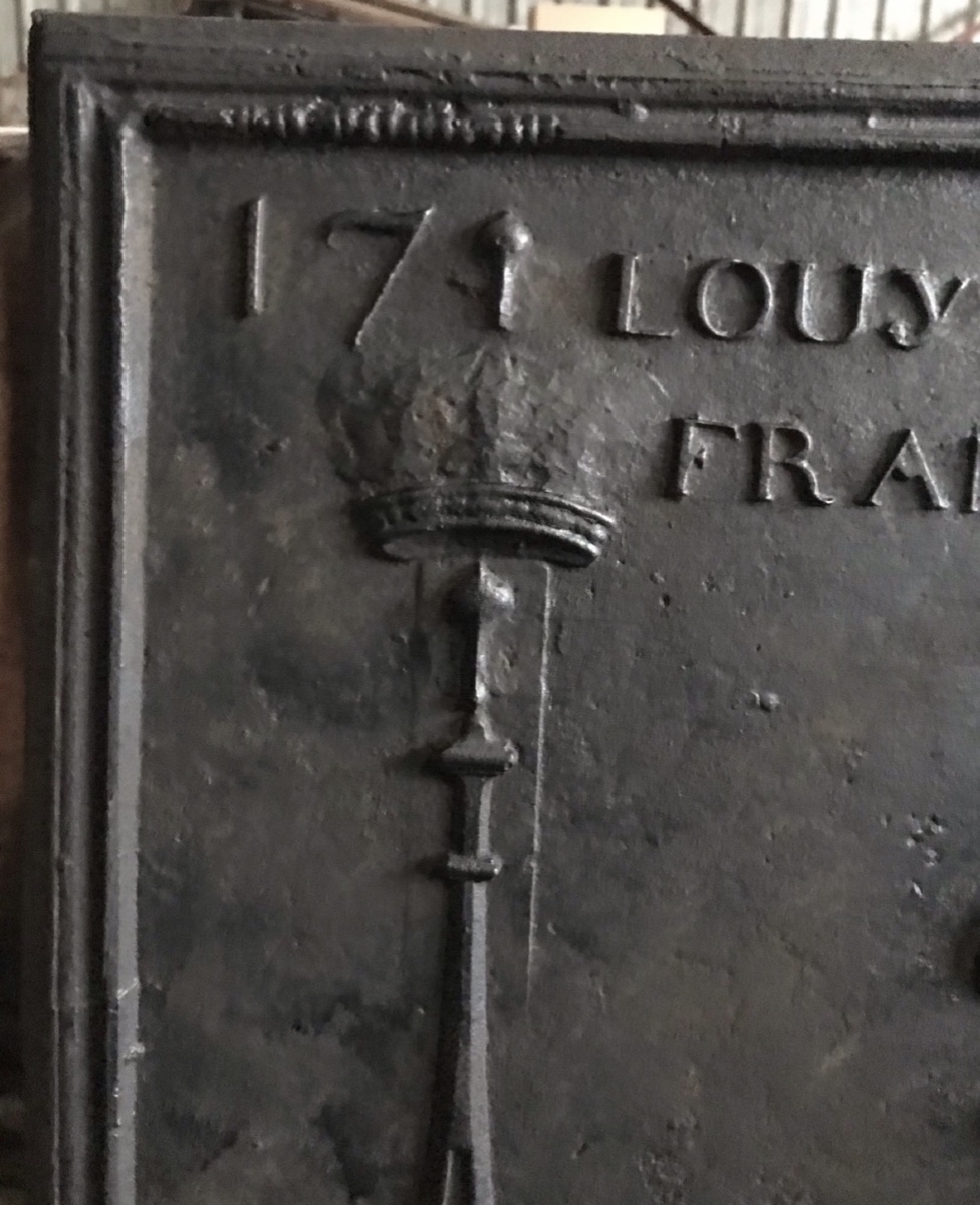 Importante plaque de cheminée -photo-4