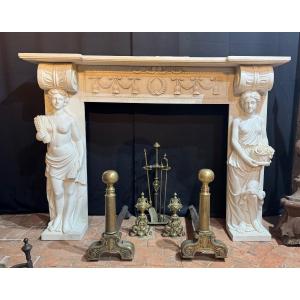 Cheminée a cariatides 
