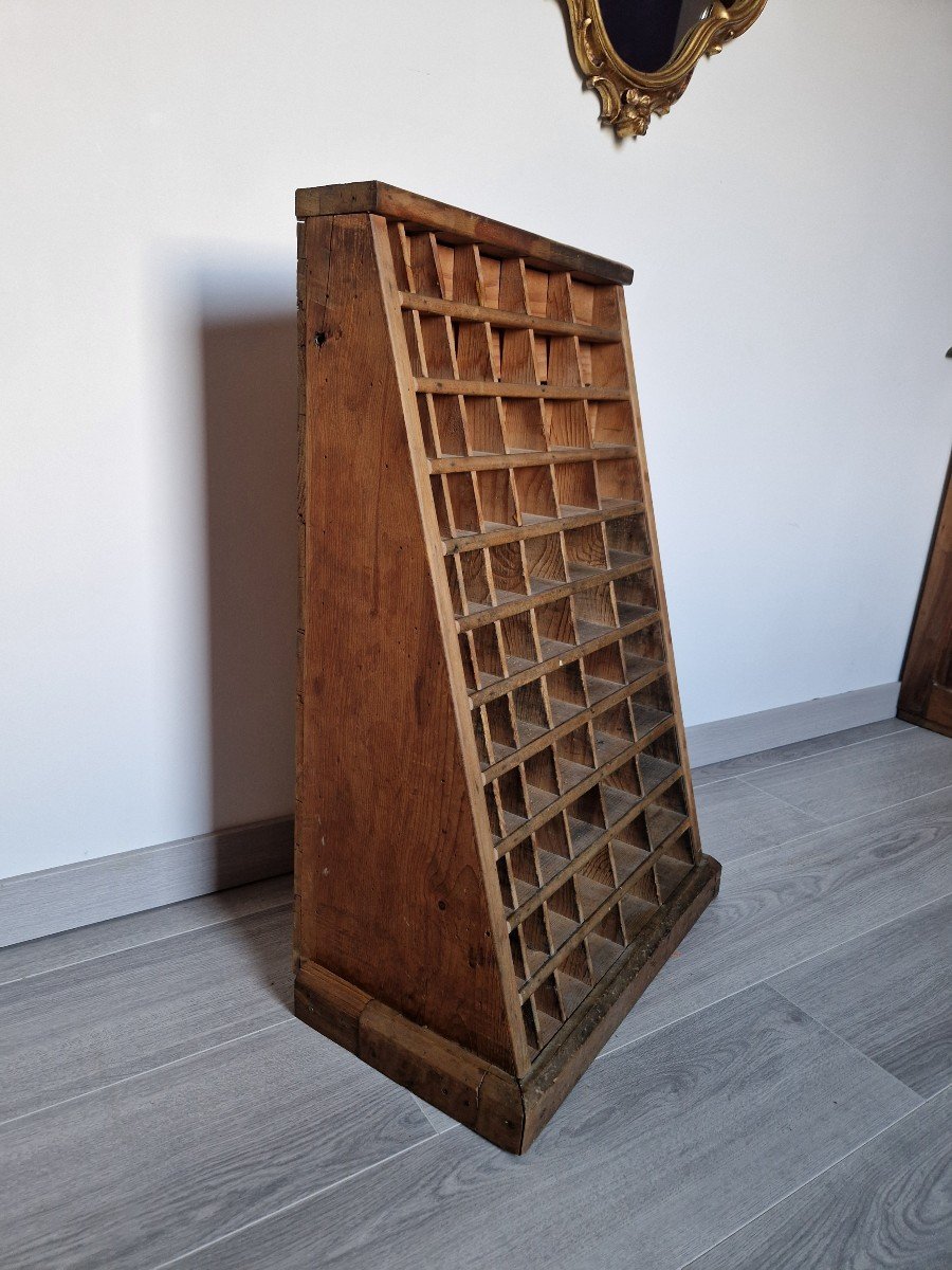 Casier d'Imprimerie Pour Règles Typographiques En Bois-photo-4