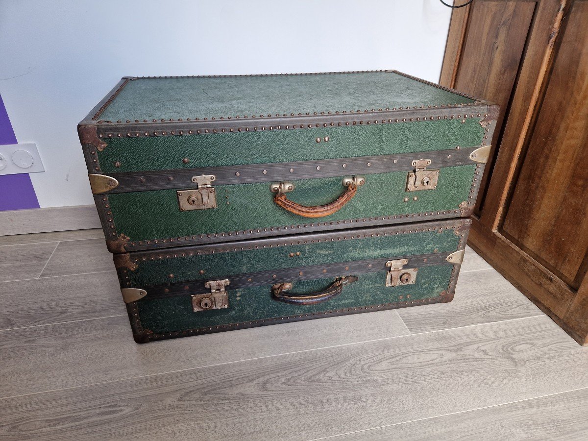 Pair Of Old Trunks From Chez Innovation-photo-2