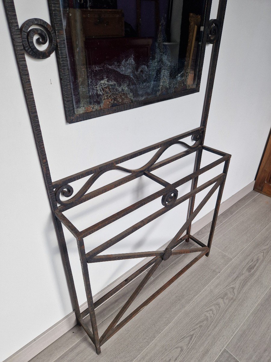 Art Deco Wrought Iron Cloakroom-photo-2
