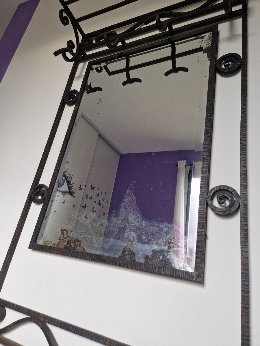 Art Deco Wrought Iron Cloakroom-photo-4