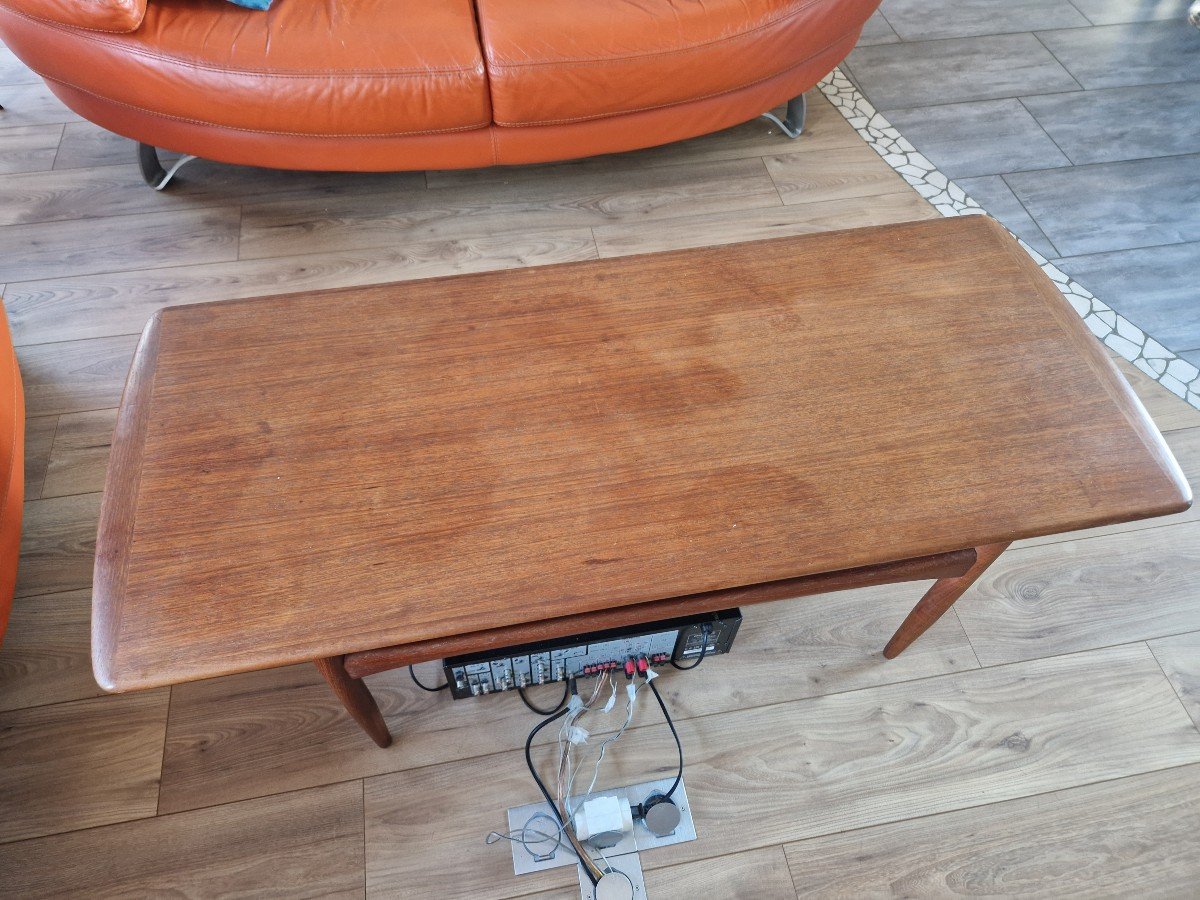 Teak Coffee Table By Robert Christensen Circa 1960-photo-3