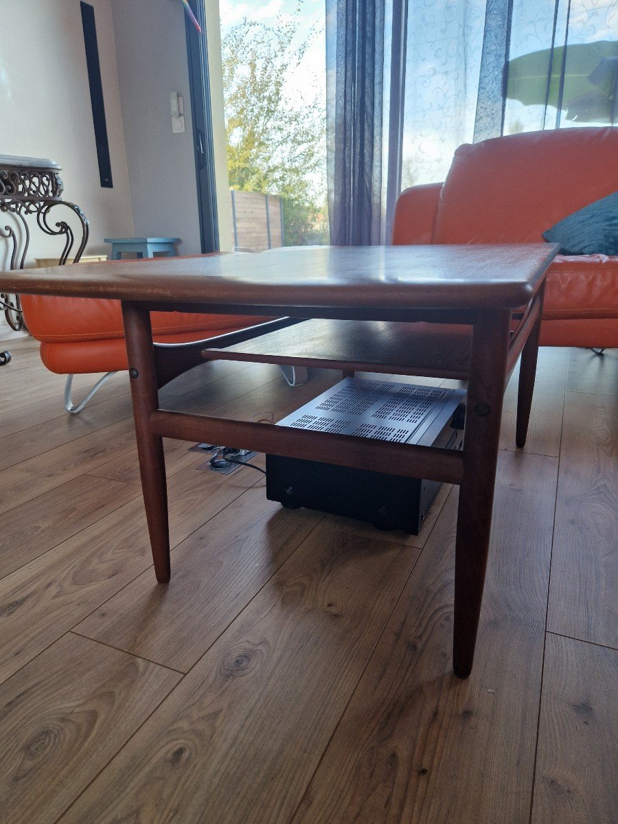 Teak Coffee Table By Robert Christensen Circa 1960-photo-5