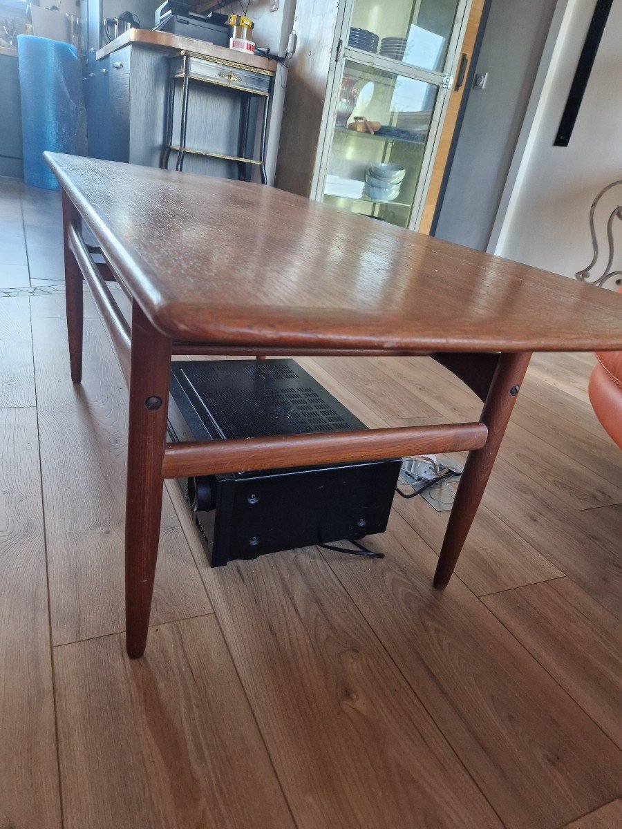 Teak Coffee Table By Robert Christensen Circa 1960-photo-6