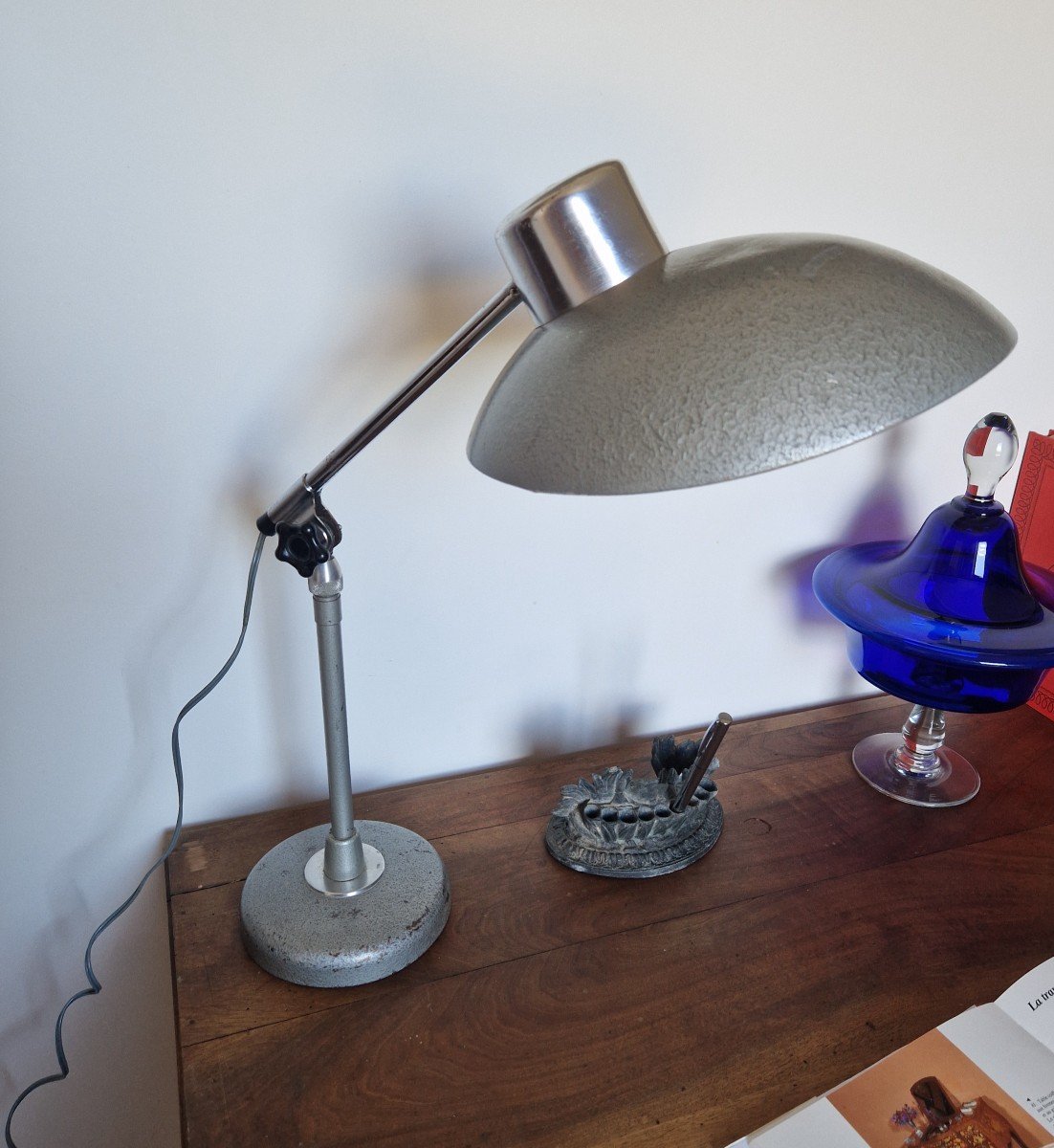 Vintage Solr Desk Lamp By Ferdinand Solère