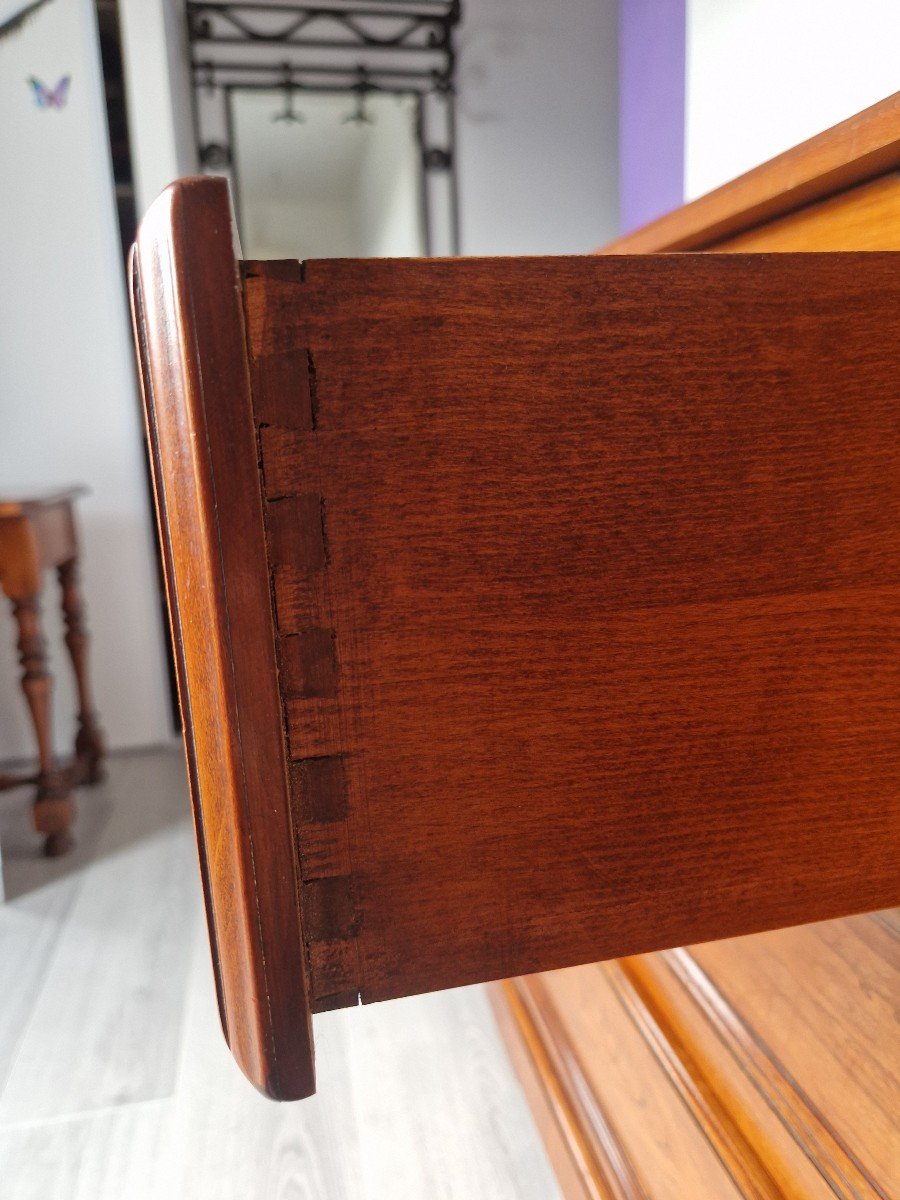 Commode En Acajou Massif Joel Tricoire-photo-4