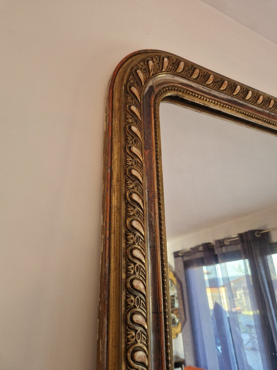 Louis Philippe Period Mirror H141 Cm-photo-1