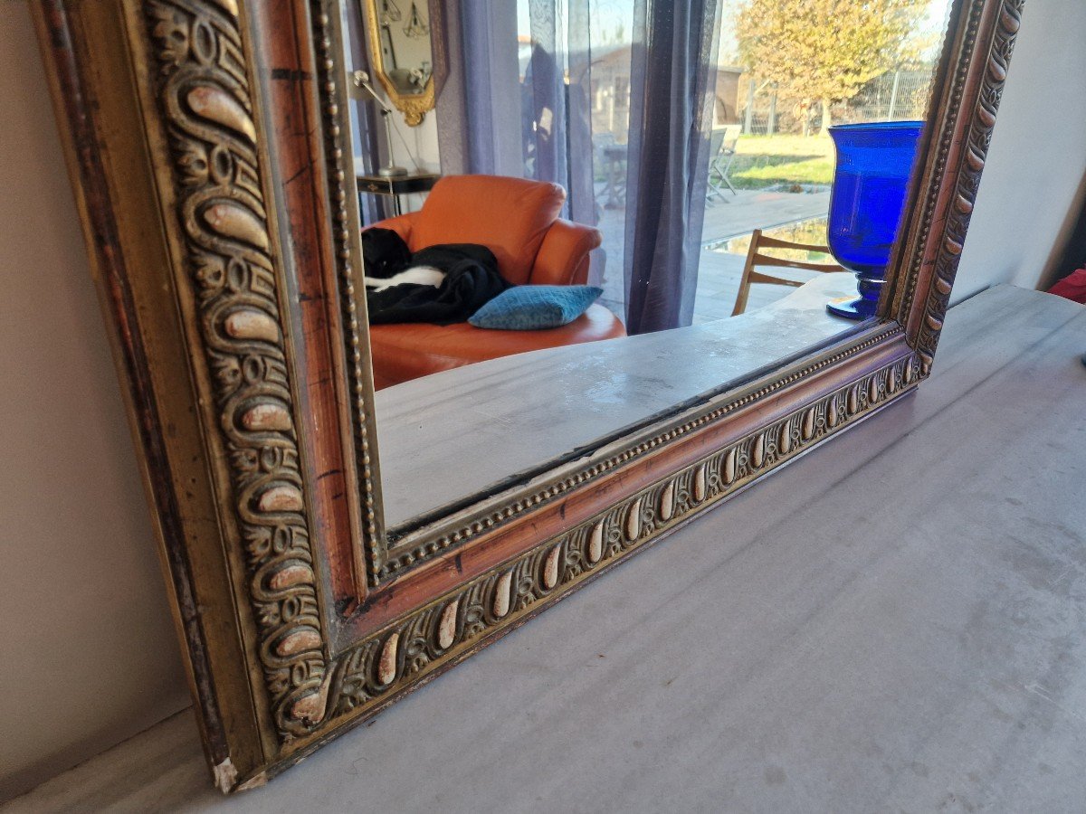 Louis Philippe Period Mirror H141 Cm-photo-2