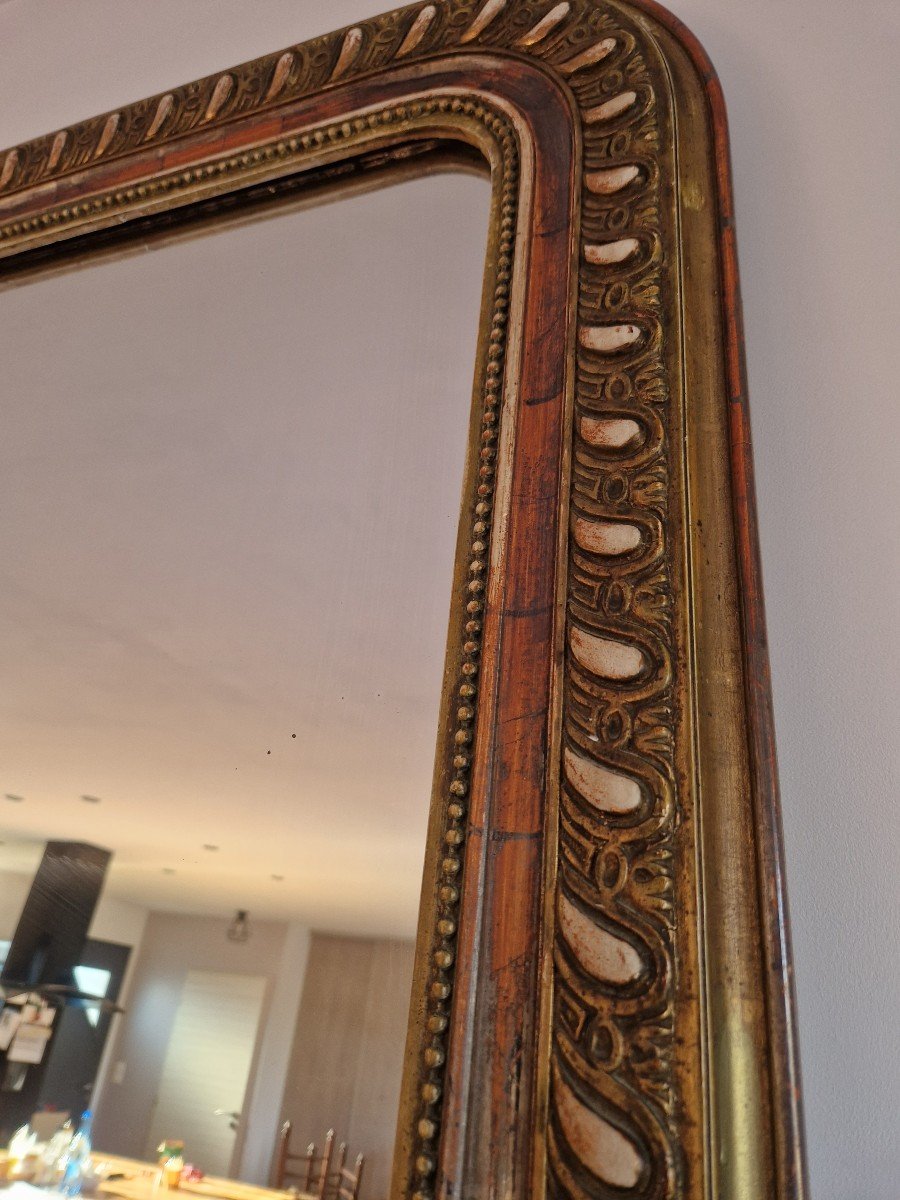 Louis Philippe Period Mirror H141 Cm-photo-4