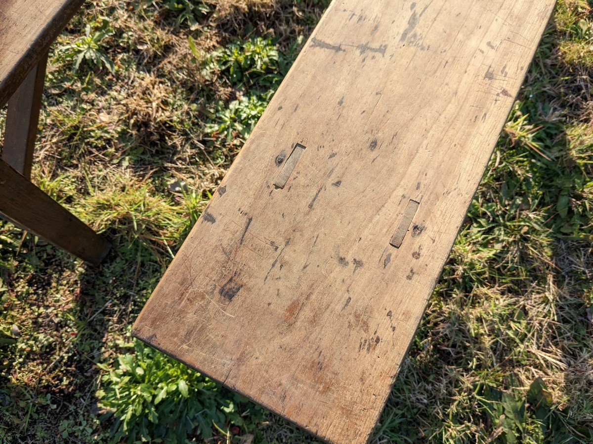 Banc De Ferme Début XXème-photo-4