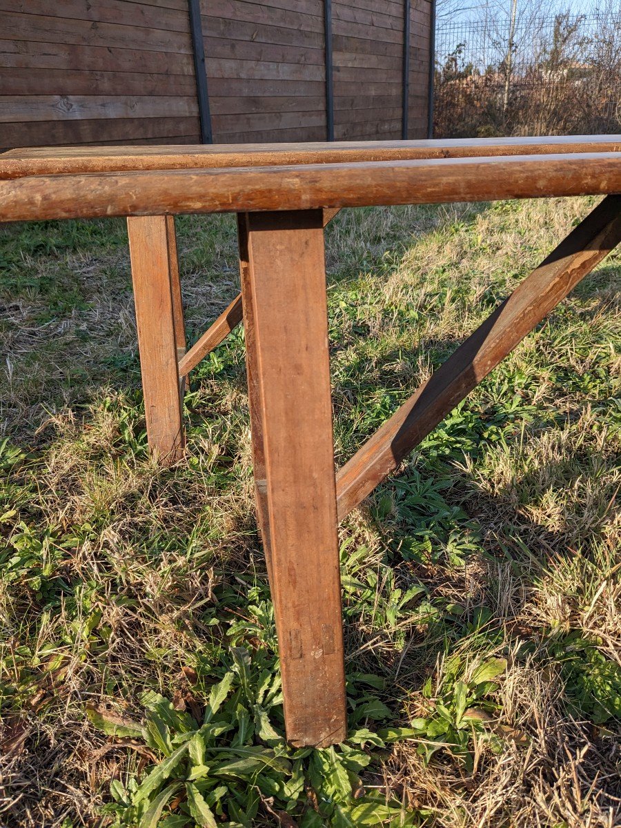Banc De Ferme Début XXème-photo-5