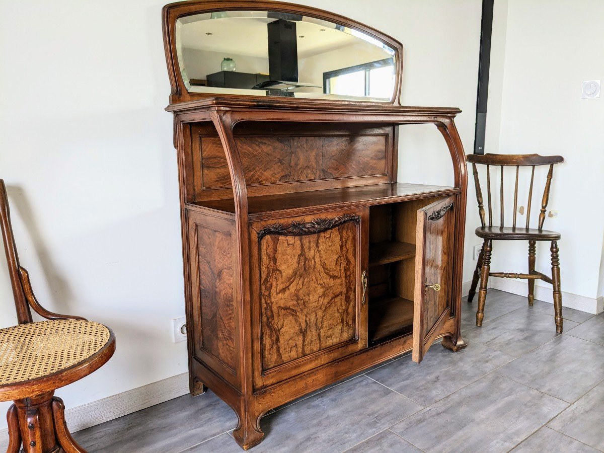 Buffet Desserte Art Nouveau De La Maison Diot 1900-photo-8