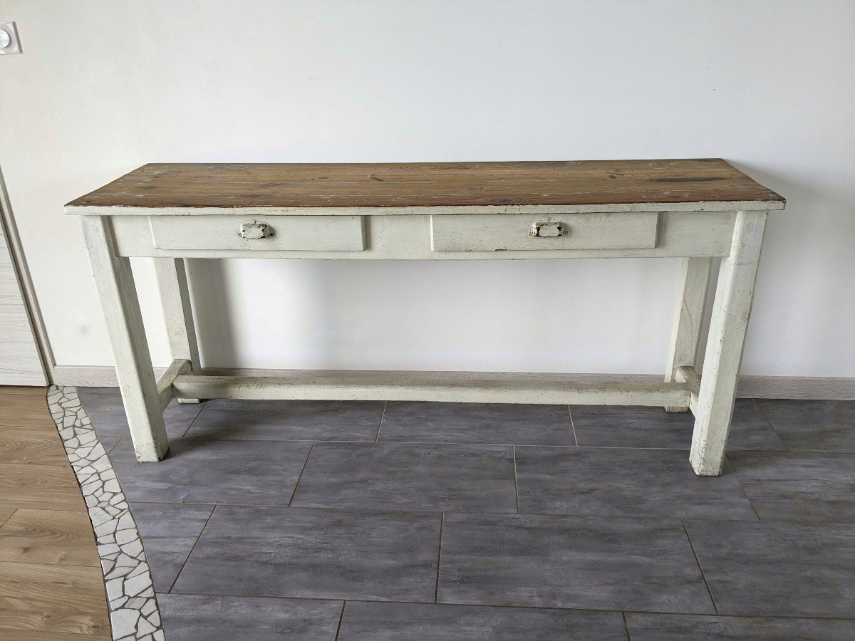 Farm Console Table Early Twentieth