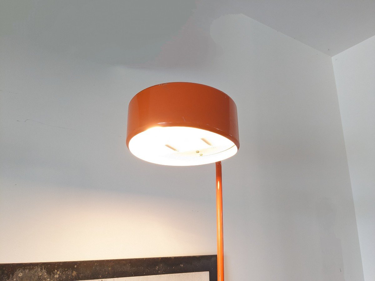 Large Vintage Orange Lamp By Atelje Lyktan 1970-photo-3