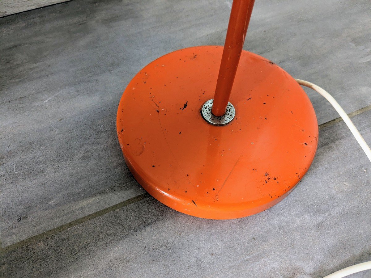 Large Vintage Orange Lamp By Atelje Lyktan 1970-photo-1