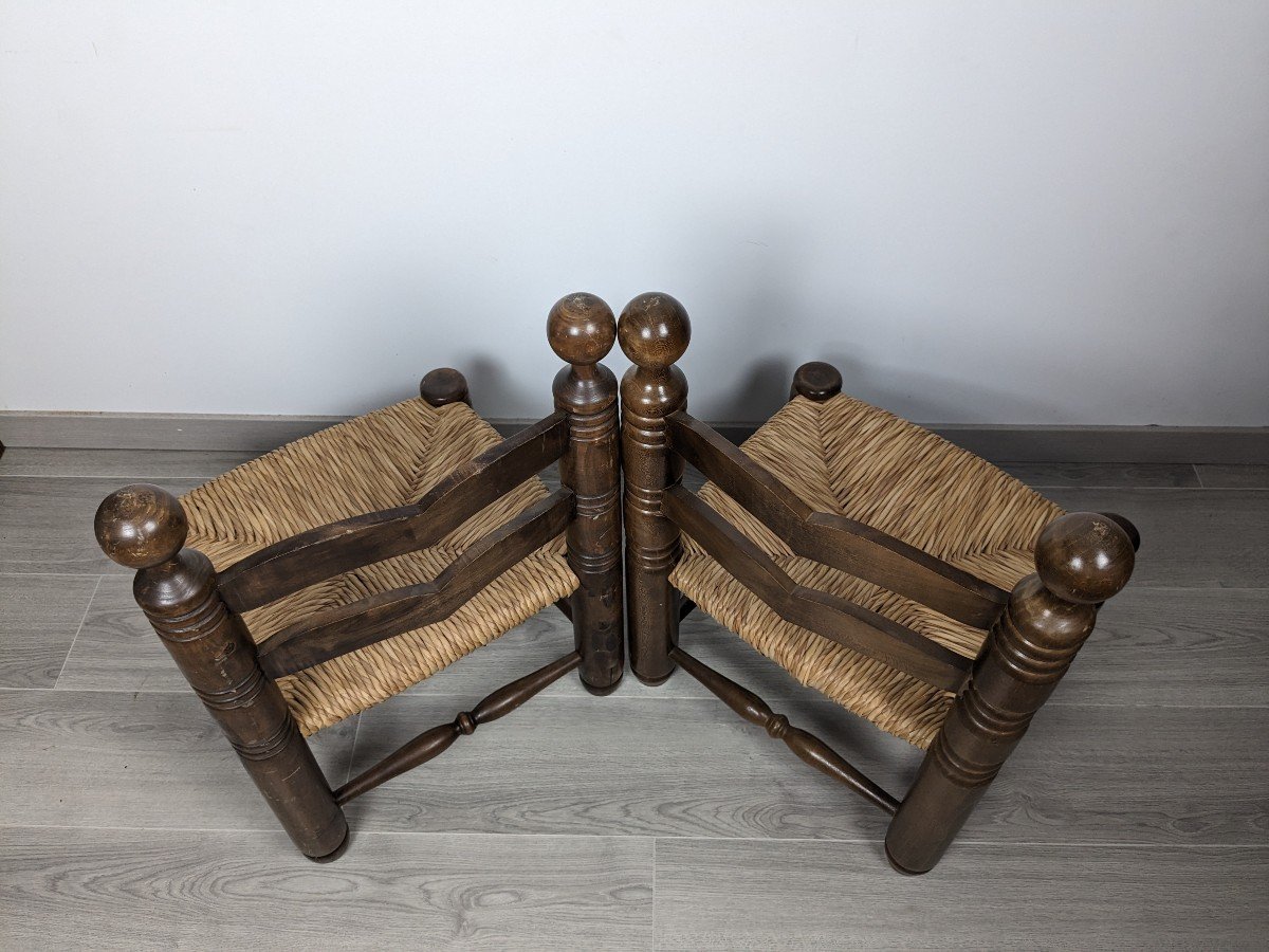 Pair Of Fireplace Chairs By Charles Dudouyt-photo-2