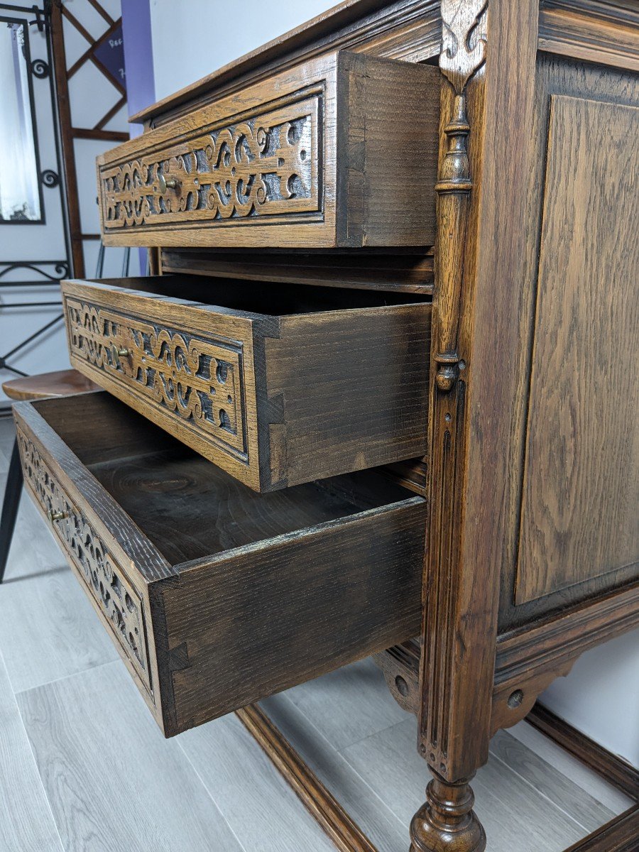 Belgian Commode With Three Drawers 19th Century-photo-3