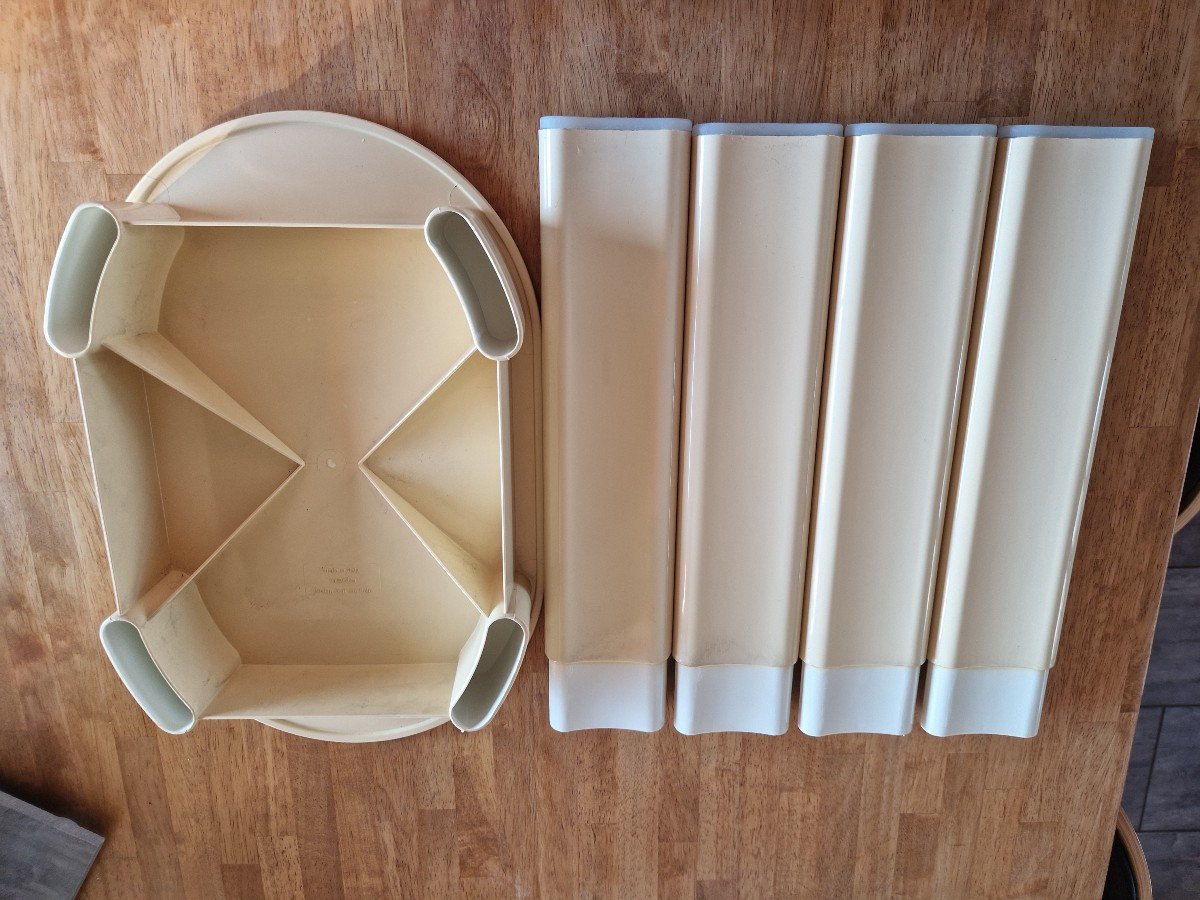 Vintage Oval Stool By Olaf Von Bohr For Gedy 1970s-photo-3