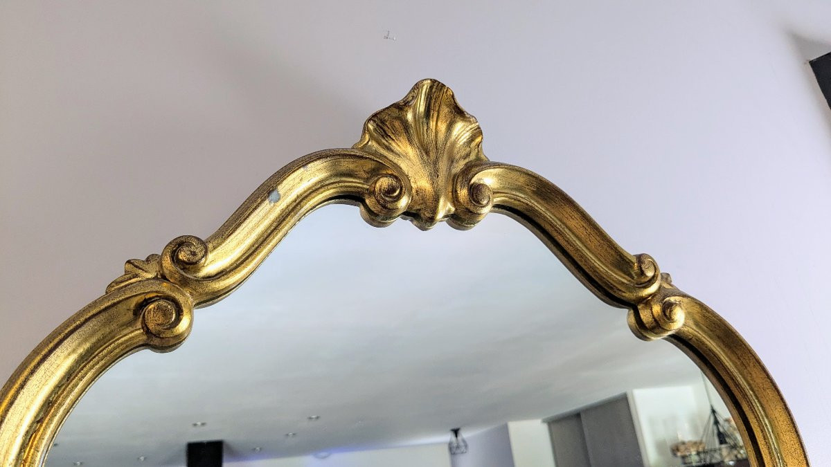 Baroque Gilded Mirror Jan Deknudt, Belgium 20th Century – Noble Refinement-photo-3