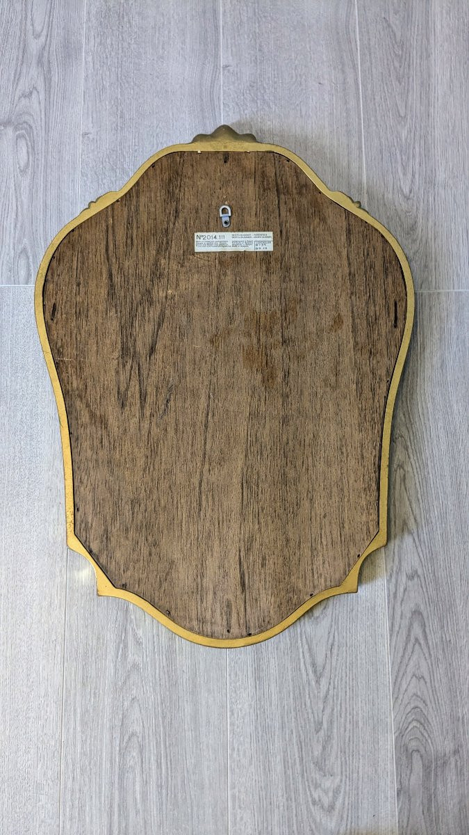 Baroque Gilded Mirror Jan Deknudt, Belgium 20th Century – Noble Refinement-photo-4