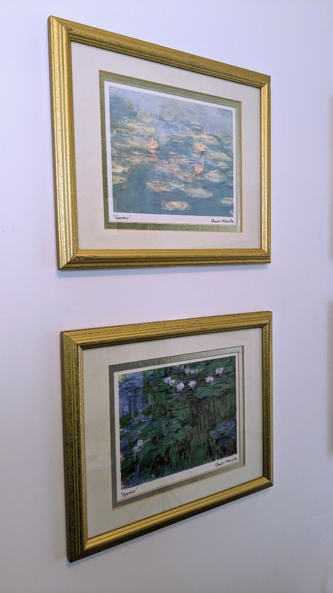Reproductions Certifiées des Nymphéas Monet – Collection Complète Encadrée-photo-6