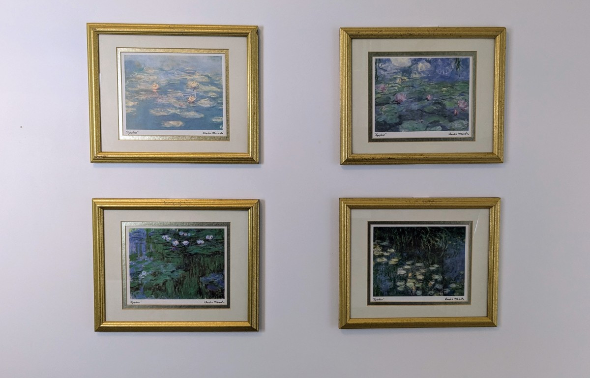 Reproductions Certifiées des Nymphéas Monet – Collection Complète Encadrée