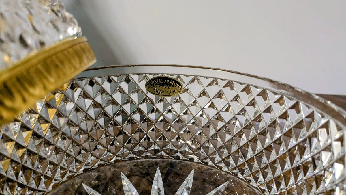 Ancienne bonbonnière en cristal — dans le goût de Baccarat, un souffle d’élégance-photo-6